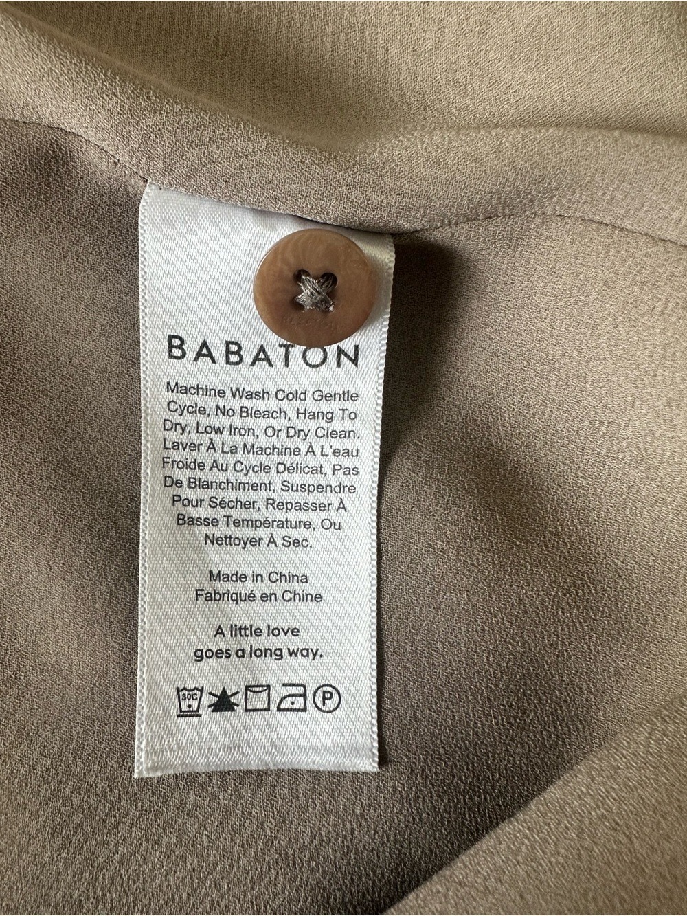 Babaton Quincey Jacket Size Small Taupe Aritzia - Picture 9 of 12